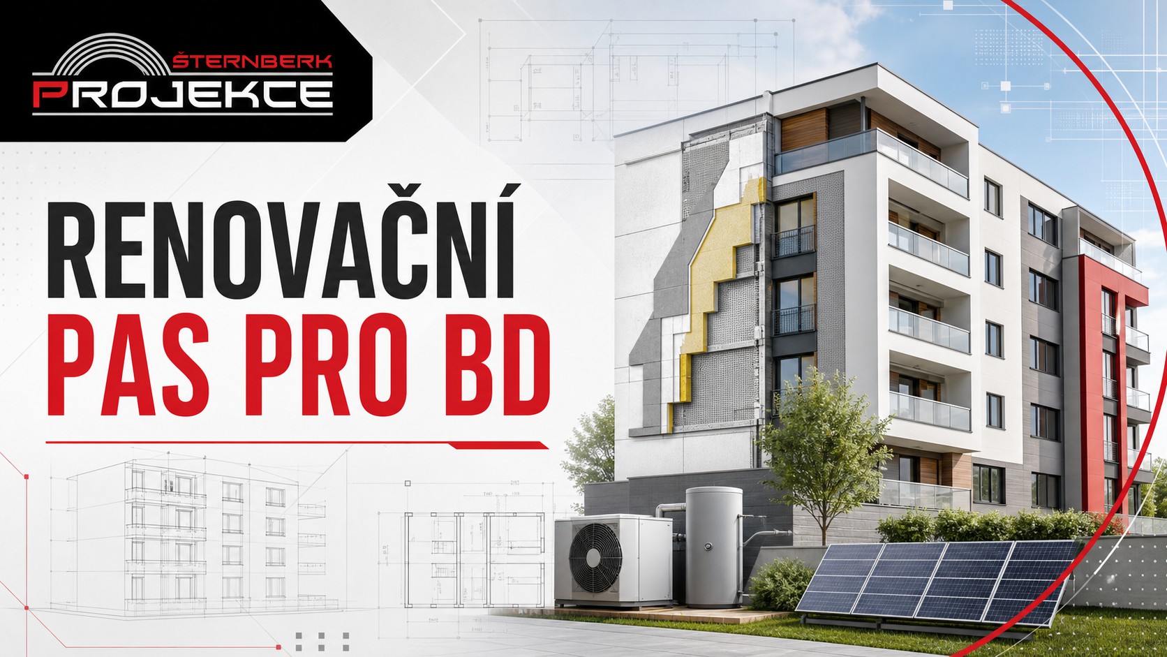 Renovační pas pro bytový dům - Projekce Šternberk