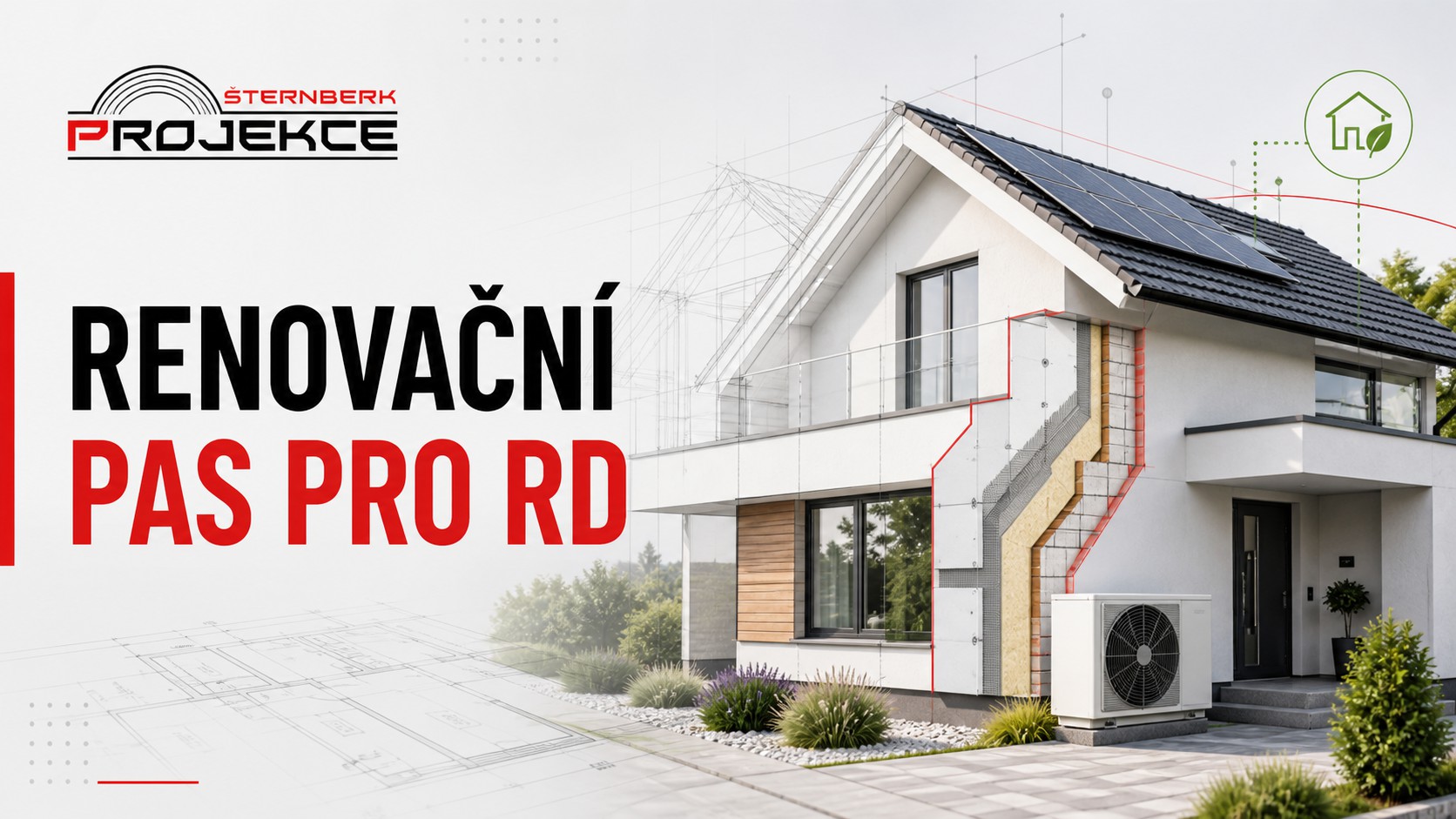 Renovační pas pro rodinný dům - Projekce Šternberk